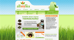 Desktop Screenshot of allmytea.de