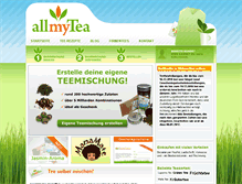 Tablet Screenshot of allmytea.de